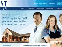 Tablet Screenshot of entsouth.com